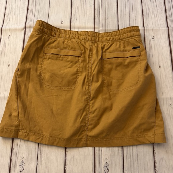 prAna Womens Halle Skort II Size Large Antique Bronze Skirt Shorts Activewear - Picture 3 of 5